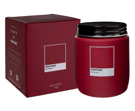 Vela Perfumada de Pote Red Vanilla Pantone - 170g | WestwingNow