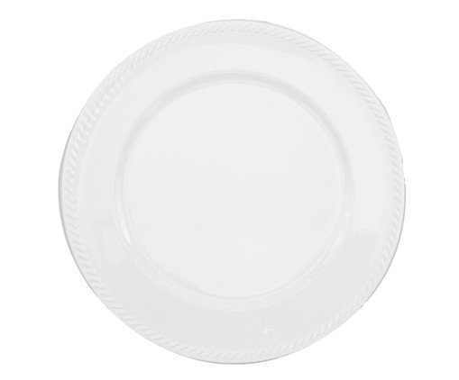 Sousplat Kyo Branco, Branco | WestwingNow