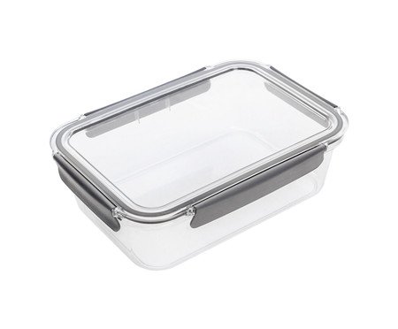 Pote Hermético de Plástico Incolor - 880ml | Westwing