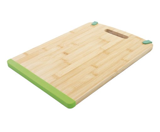 Tábua Corte Bambu Silicone Natural, Natural | WestwingNow