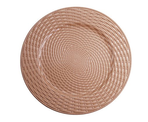 Sousplat Texture Oce, Rosé | WestwingNow