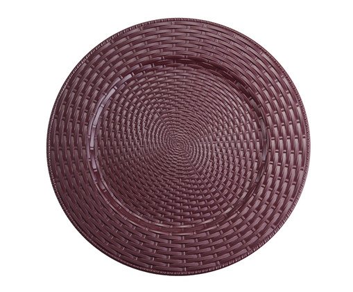 Sousplat Texture Berinjela, Roxo | WestwingNow