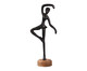 Escultura Ballerina Preto, gold | WestwingNow