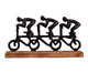 Escultura Ciclistas Preta, black | WestwingNow