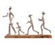 Escultura Familia Correndo Prata, silver or metallic | WestwingNow