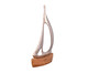 Escultura Sailing Prata e Gold, gold | WestwingNow