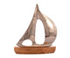 Escultura Sailing Prata e Gold, gold | WestwingNow