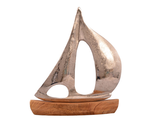 Escultura Sailing Prata e Gold, gold | WestwingNow