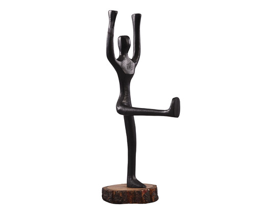 Escultura Ginastica Preta, black | WestwingNow