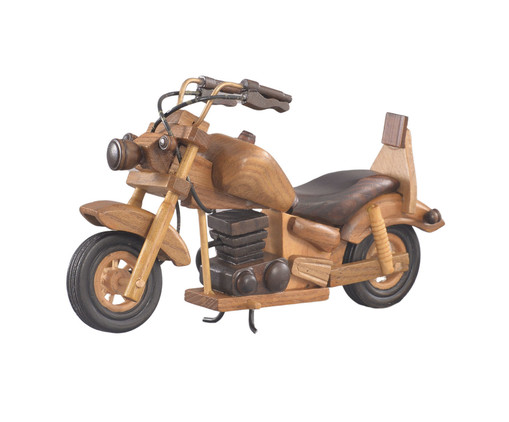 Motocicleta Decorativa Wood, Natural | WestwingNow