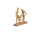 Escultura Familia Gold, gold | WestwingNow