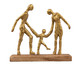 Escultura Familia Gold, gold | WestwingNow