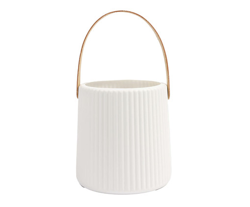 Vaso Stripes Cilinder Branco, white | WestwingNow