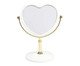 Espelho Heart Mesa Modern Branco e Gold, white | WestwingNow