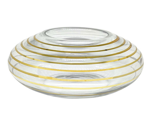 Vaso Aqua Gold Elipse Clear e Gold, gold | WestwingNow