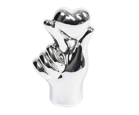 Enfeite  Finger Heart Silver | Westwing