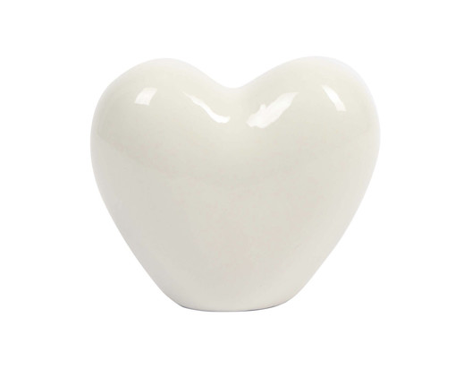 Enfeite  Standing Heart Branco, white | WestwingNow