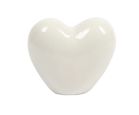 Enfeite  Standing Heart Branco