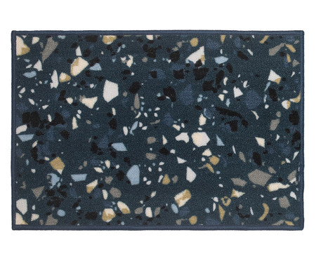 Tapete Clean Kasa Cozinha Terrazzo - Azul