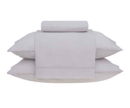 Jogo De Lençol Percal Basic Percalle Penteado Bege | Westwing