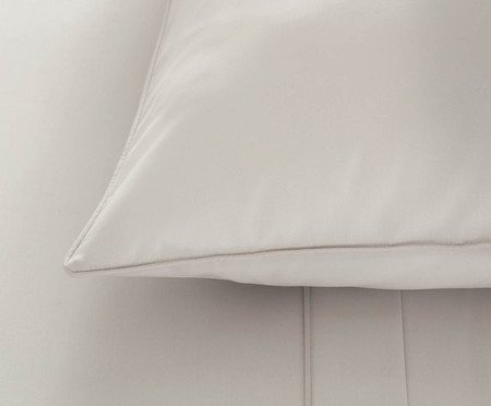 Jogo De Lençol Percal Basic Percalle Penteado Bege | Westwing