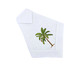 Guardanapo em Linho Ponto Ajour Bordado Bananeira Tropical Branco, Branco | WestwingNow