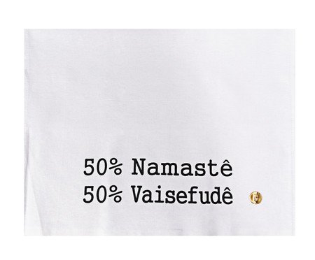 Pano de Prato 50% Namastê - Branco | WestwingNow