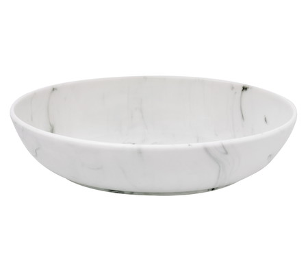 Bowl em Porcelana Marble Tina - Branco