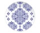 Jogo de Jantar em Porcelana Evori - 06 Pessoas, Branco,Azul | WestwingNow