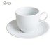 Jogo de Xícaras para Café em Porcelana Lucerne - 06 Pessoas, Branco | WestwingNow