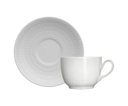 Jogo de Jantar em Porcelana Chevron para 6 Pessoas | Westwing
