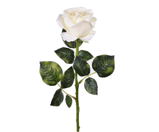 Planta Permanente Haste Rosa Colombiana Branco, Branco | WestwingNow
