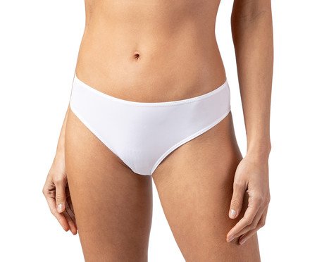 Calcinha Biquíni Baixo Branco