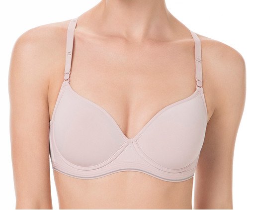 Sutiã Lift Airy Ncg Borya Blush Taça 00D, Branco | WestwingNow