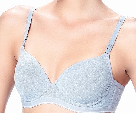 Sutiã Lift Airy Ncg Borya Washed Prateada Taça 00B | Westwing