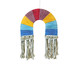 Adorno Arco-Íris - Colorido, Branco e Azul | WestwingNow