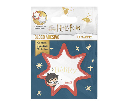 Bloco Adesivo Harry Potter, Colorido | WestwingNow