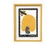 Quadro Xilogravura Caju Amarelo, Amarelo | WestwingNow