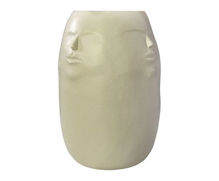 Vaso Faces Jequitinhonha Branco