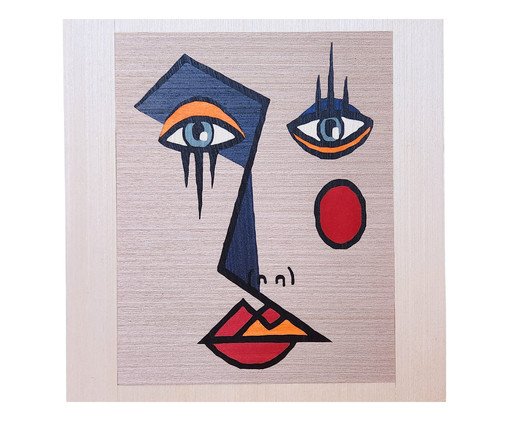 Painel Marchetaria Geométrica Picasso Colorido, Colorido | WestwingNow