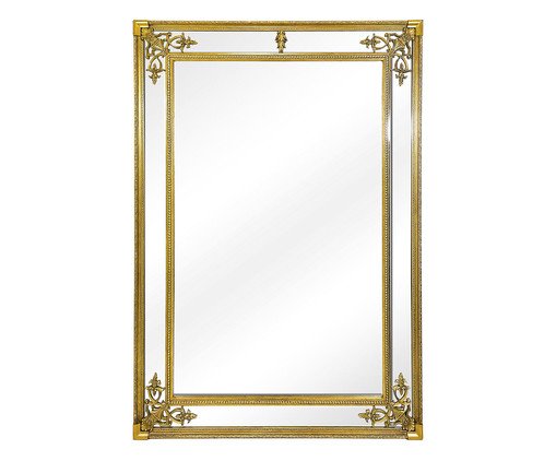 Espelho com Moldura Gold Dourado, Dourado | WestwingNow