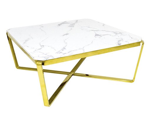 Mesa de Centro Felix com Tampo, Dourado | WestwingNow