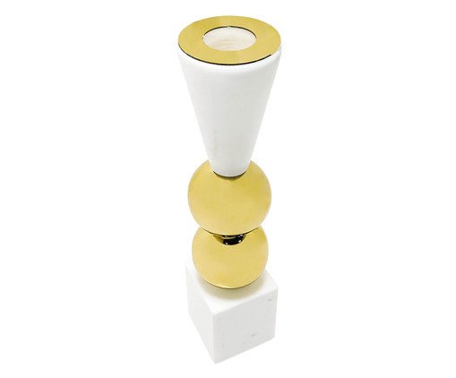 Candelabro Luc Branco Bivolt, Branco | WestwingNow