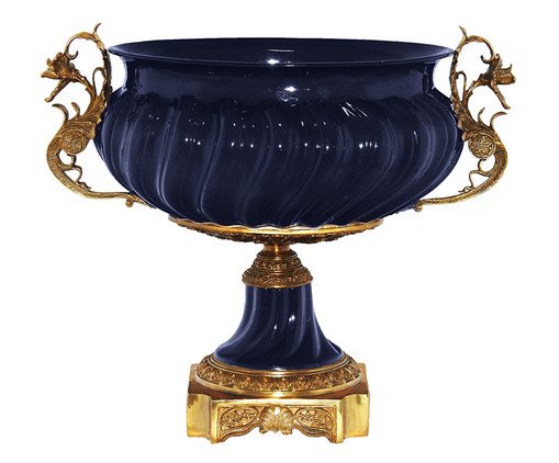 Centro de Mesa em Porcelana Thali Azul, Azul | WestwingNow