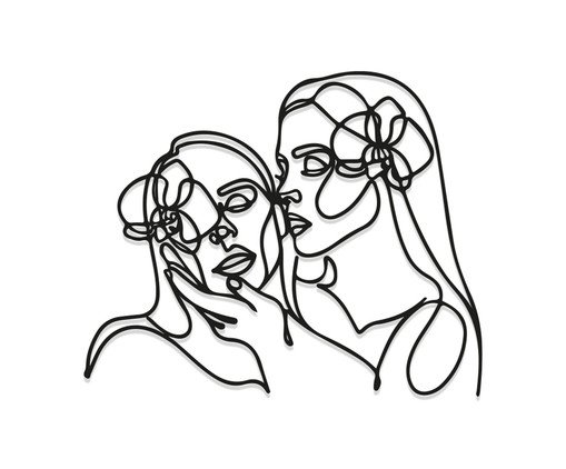 Adorno Casal Meninas, Preto | WestwingNow