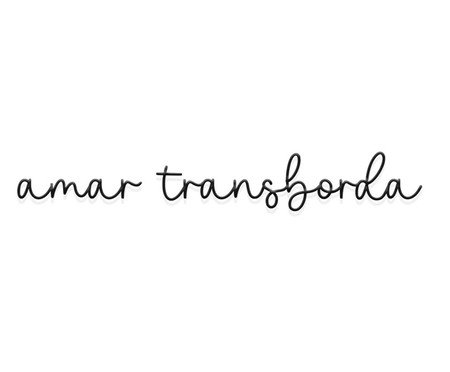 Adorno de Parede Amar Transborda | Westwing