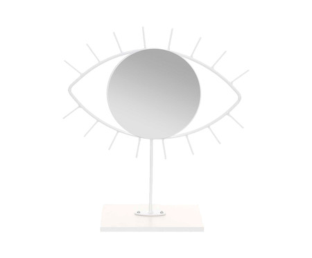 Espelho de Mesa Olho Jared - Branco | WestwingNow