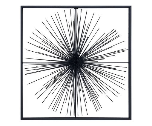Quadro Ouriço, Preto | WestwingNow