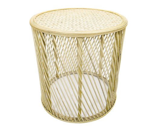 Mesa Pequeno Auxiliar em Bambu, Natural | WestwingNow