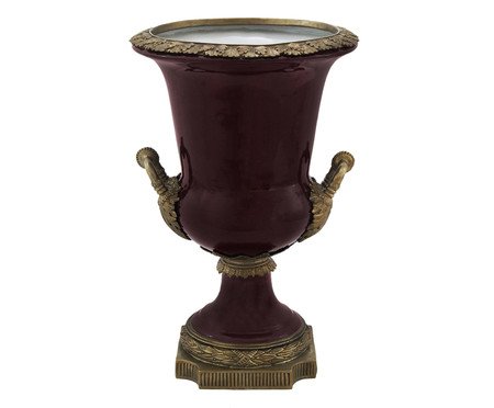 Vaso em Porcelana Bali Vinho | Westwing